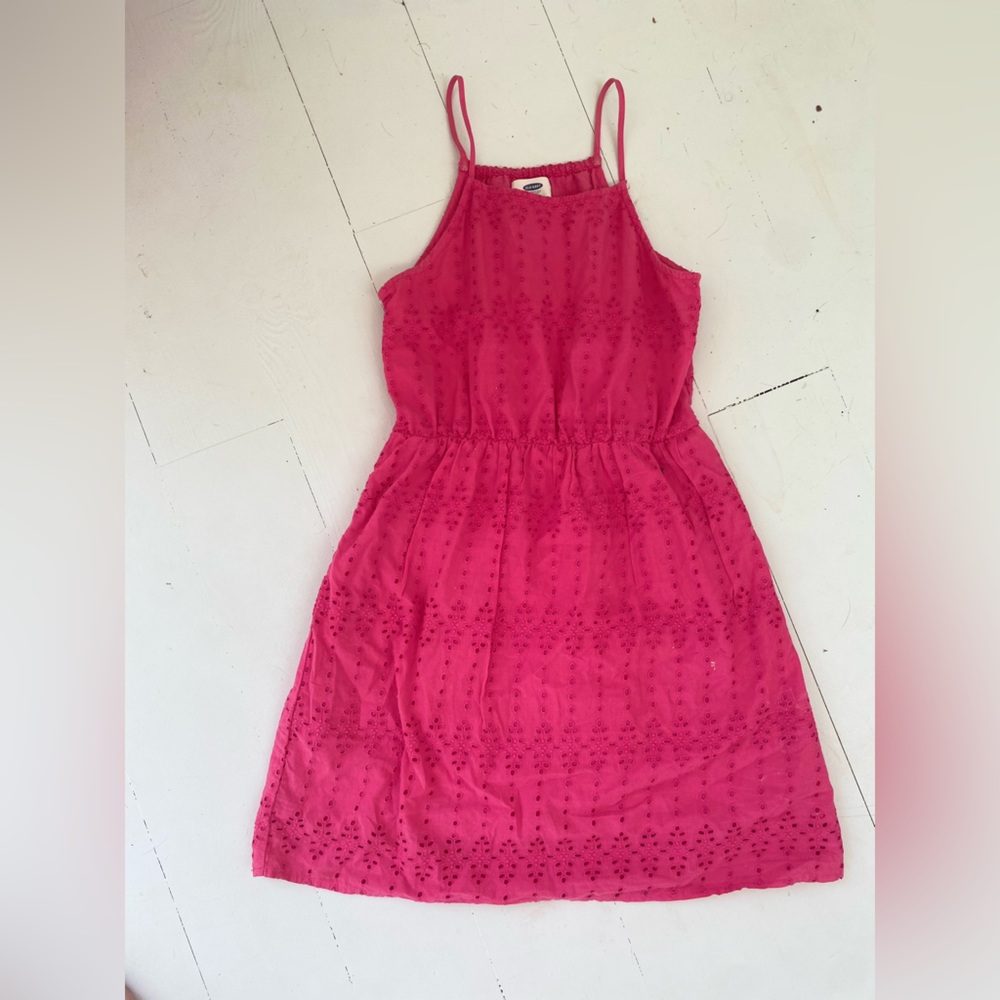 Girls Hot Pink Dress